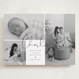 "Trio of Love" - Birth Announcements in Night by Michelle Taylor - Front