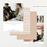 "Sibling intro" - Birth Announcements in Cotton by Creo Study - Back of Card Options