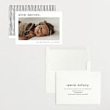 "Simple name" - Birth Announcements in Cotton by Stacey Meacham - Assembled