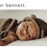 "Simple name" - Birth Announcements in Cotton by Stacey Meacham - Detail