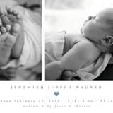 "Effortless" - Birth Announcements in Sky by Emily Sabol Goss - Detail