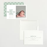 "Clarke" - Birth Announcements in Mint by Robert and Stella - Assembled