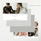"The simplest" - Birth Announcements in Salt by Lea Delaveris - Back of Card Options