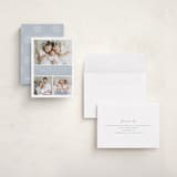 "Color Block" - Birth Announcements in Bluebell by Vanessa Doyle - Assembled