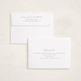"Color Block" - Birth Announcements in Bluebell by Vanessa Doyle - FREE Recipient Addressing