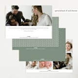 "Introduction" - Birth Announcements in Cloud by Sara Hicks Malone - Back of Card Options