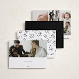 "The Flora" - Birth Announcements in Lily of the Valley by Pixel and Hank - Back of Card Options
