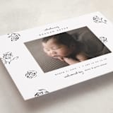 "The Flora" - Birth Announcements in Lily of the Valley by Pixel and Hank - Detail