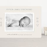 "Classical" - Birth Announcements in Cream by Hooray Creative - Front