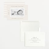 "Classical" - Birth Announcements in Cream by Hooray Creative - Assembled