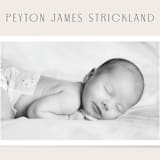 "Classical" - Birth Announcements in Cream by Hooray Creative - Detail