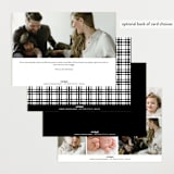 "Sweet Love" - Birth Announcements in Sugar by Juneau Designs - Back of Card Options