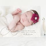 "Special love" - Birth Announcements in Onyx by Kristel - Front
