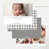 "Special love" - Birth Announcements in Onyx by Kristel - Back of Card Options