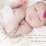 "Special love" - Birth Announcements in Onyx by Kristel - Detail