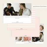 "Meeting" - Birth Announcements in Cloud by Up Up Creative - Back of Card Options