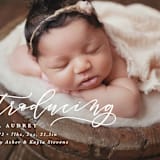 "Introducing" - Birth Announcements in Marble by Lea Delaveris - Detail