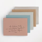 "Introducing" - Birth Announcements in Marble by Lea Delaveris - Colored Envelopes Available
