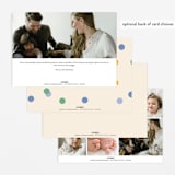 "Hello Sweet baby" - Birth Announcements in Bluebird by Jessica Corliss - Back of Card Options