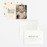 "Hello Sweet baby" - Birth Announcements in Bluebird by Jessica Corliss - Assembled