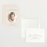 "Prim" - Birth Announcements in Petal by Melissa Egan of Pistols - Assembled