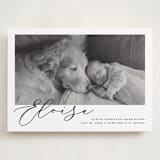 "First-Name Basis" - Birth Announcements in Onyx by Genna Blackburn - Front