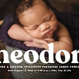 "Modern Vintage" - Birth Announcements in Ghost by Lea Delaveris - Detail