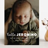 "meet me" - Birth Announcements in Cloud by Snow and Ivy - Front