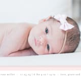 "Cotton Candy" - Birth Announcements in Blush by Lauren Chism - Detail