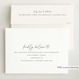"Newest addition" - Birth Announcements in Snow by Elan Studio - FREE Recipient Addressing