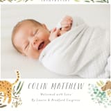 "Jungle Friends" - Birth Announcements in Jungle by Morgan Ramberg - Detail