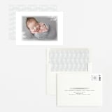 "whispering botanicals" - Birth Announcements in Cotton by Faith Dorn - Assembled