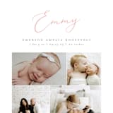 "Namely" - Birth Announcements in Blush by Sarah Brown - Detail