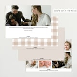 "Edgy" - Birth Announcements in Snow by Pixel and Hank - Back of Card Options