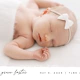 "Edgy" - Birth Announcements in Snow by Pixel and Hank - Detail