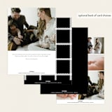 "Frame of Happiness" - Birth Announcements in Sugar by Chris Griffith - Back of Card Options