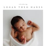 "Frame of Happiness" - Birth Announcements in Sugar by Chris Griffith - Detail