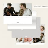 "signature frames" - Birth Announcements in Cloud by JoAnn Jinks - Back of Card Options
