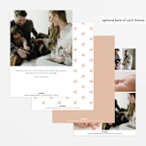 "Camellia" - Birth Announcements in Camellia by Blustery August - Back of Card Options