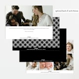 "On The Horizon" - Birth Announcements in Obsidian by Kaydi Bishop - Back of Card Options