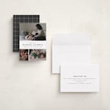 "Quartzite" - Birth Announcements in Noir by Wildfield Paper Co - Assembled