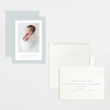 "Linen frame" - Birth Announcements in Powder by Lea Delaveris - Assembled