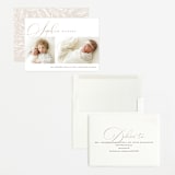 "Classic Twist" - Birth Announcements in Oat by Pixel and Hank - Assembled