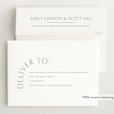 "Take Shape" - Birth Announcements in Snow by Lauren Chism - FREE Recipient Addressing