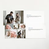 "Colorful Stats" - Birth Announcements in Aqua by Baumbirdy - Interior Options
