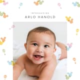 "Disney's Mickey Confetti" - Birth Announcements in Candy by Ellen Schlegelmilch - Detail