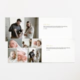 "Disney's Winnie The Pooh Night Sky" - Birth Announcements in Cotton by Angela Thompson - Interior Options