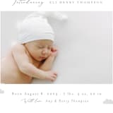 "Disney's Winnie The Pooh Night Sky" - Birth Announcements in Cotton by Angela Thompson - Detail