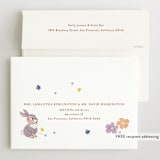 "Disney's Magical Bambi" - Birth Announcements in Cream by Cass Loh - FREE Recipient Addressing