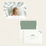 "Olive Branches" - Birth Announcements in Sage by Joanna Griffin - Assembled